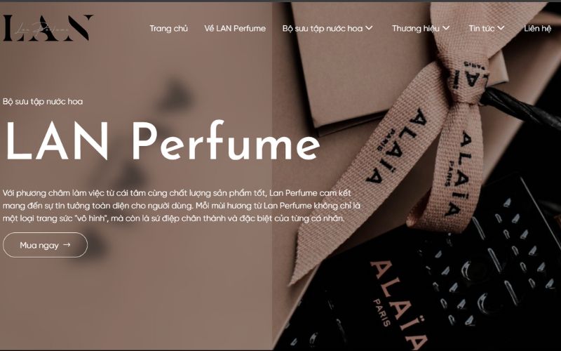 website bán nước hoa Lan Perfume