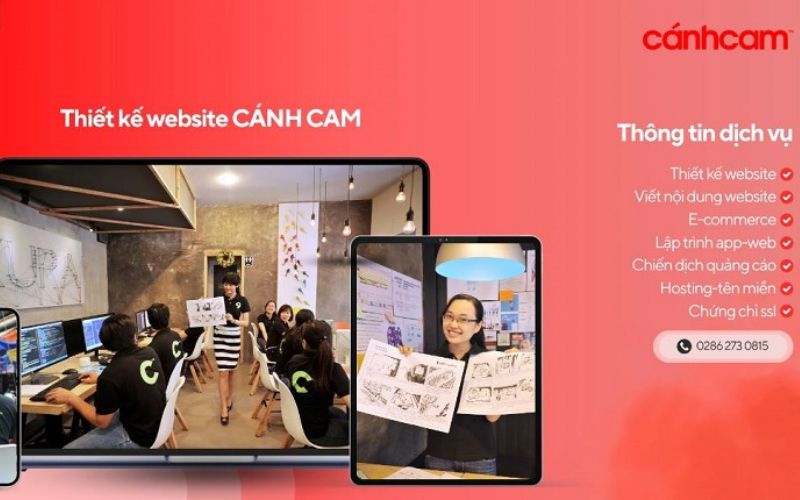 Công ty thiết kế website cánh cam