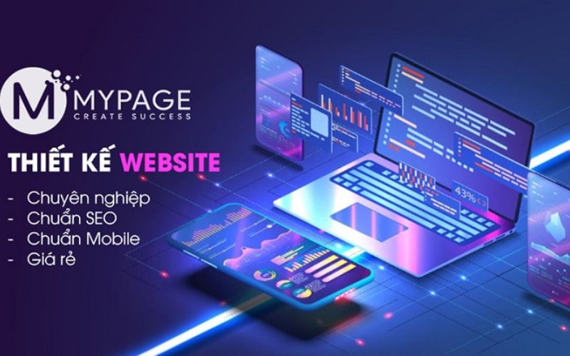 dịch vụ thiết kế website mypage