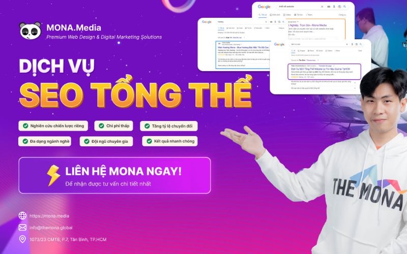 công ty seo tổng thể uy tín Mona Media