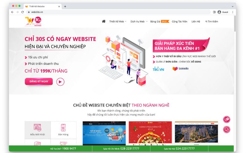 Công ty thiết kế website PA