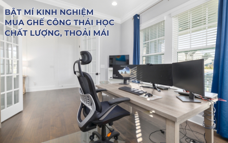 kinh nghiệm mua ghế công thái học