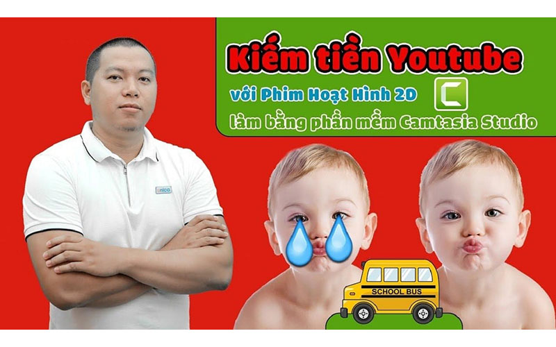 Khóa học Youtube kiếm tiền với phim hoạt hình 2D của Luân Phạm