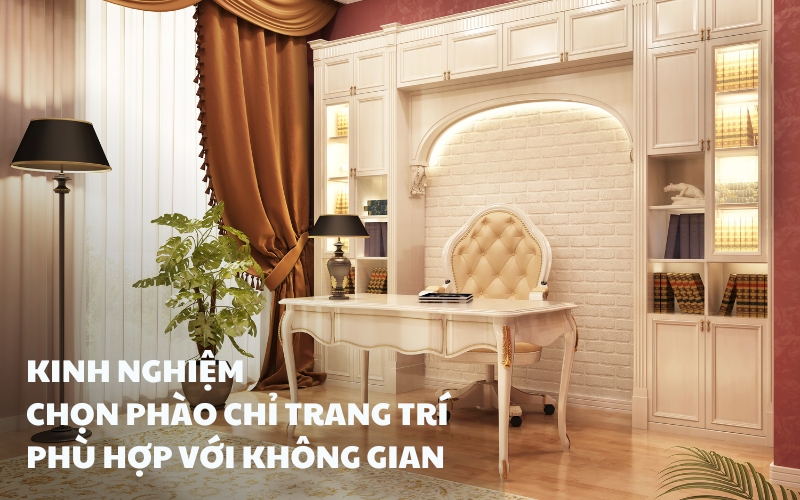 kinh nghiệm chọn phào chỉ trang trí