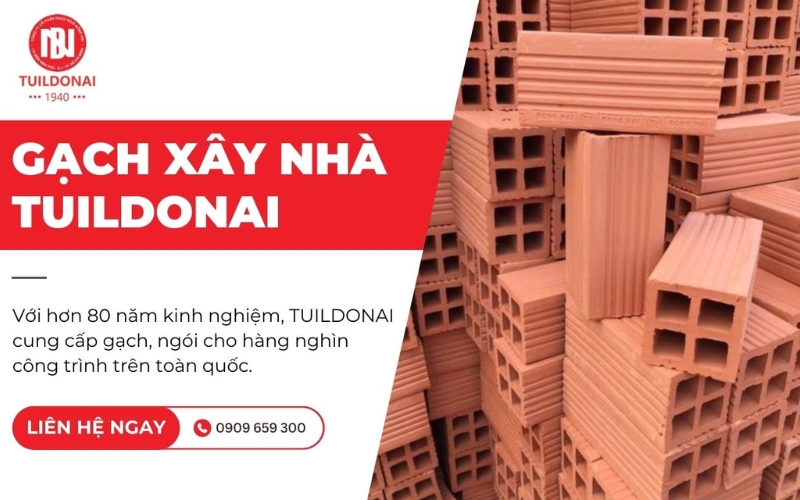 Gạch Ngói Đồng Nai, gạch xây nhà TUILDONAI