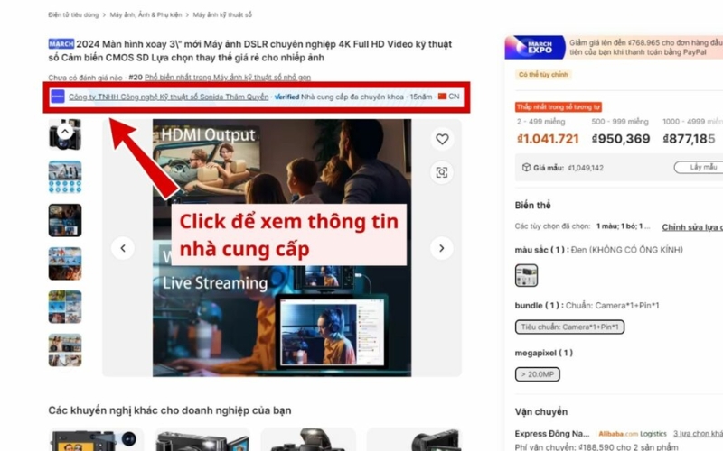 Lựa chọn nhà cung cấp uy tín