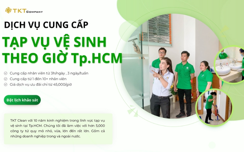 dịch vụ thuê tạp vụ theo giờ