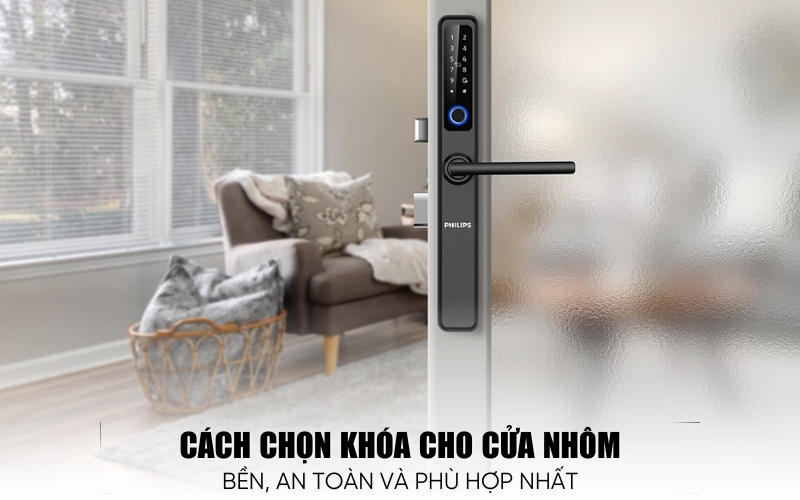 cách chọn khóa cho cửa nhôm